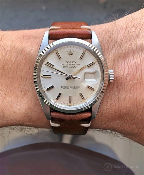 lederarmband für rolex datejust|rolex datejust watch straps.